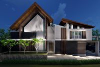 Desain rumah tropis modern di Jogja dan estimasi biaya